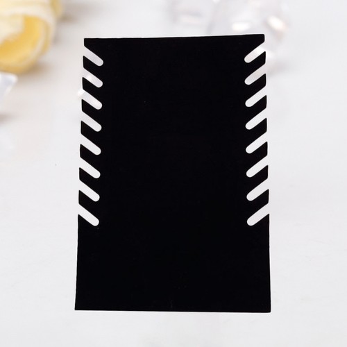 Durable black necklace display - black,