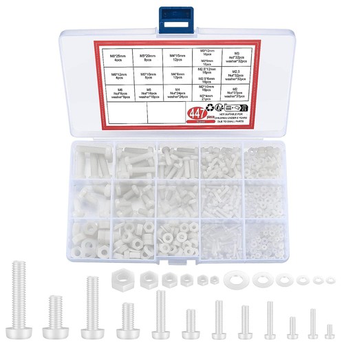 447 pcs nylon plastic hexagon - 447,