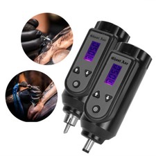 Wireless Tattoo Power Supply Battery Pack For Tattoo Machine Pen RCA / DC