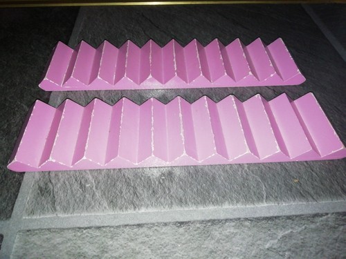 Pink wooden doll - pink,