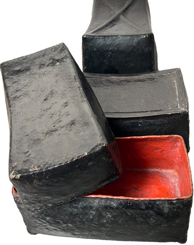 Antique japanese lacquer boxes - japanese,