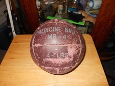 Antique 4lb Medicine Ball for Basketball or other Sports