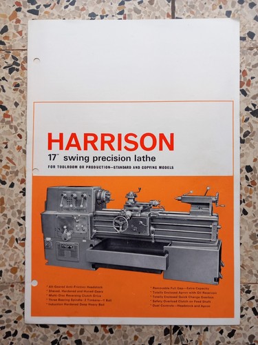 Harrison swing lathe - harrison,