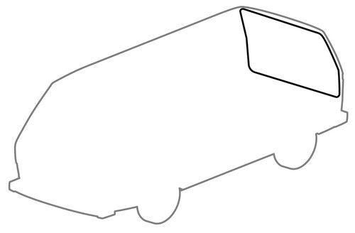 Tailgate seal t25 - tailgate, vw