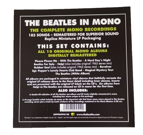 The beatles mono box - the,