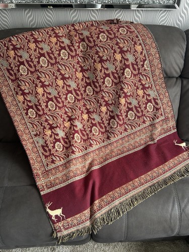 Woven egyptian tapestry shawl - woven,