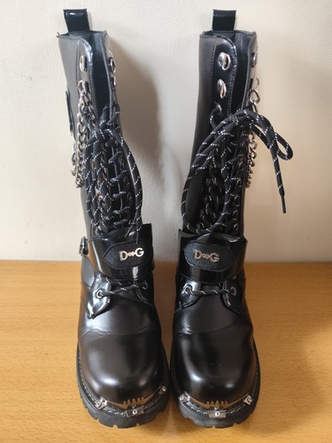 Black goth punk - goth, boots
