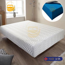 Extra Firm 8" Orthopaedic Mattress Blue Foam with Zip Cover | 3FT.4FT, 4FT6, 5FT