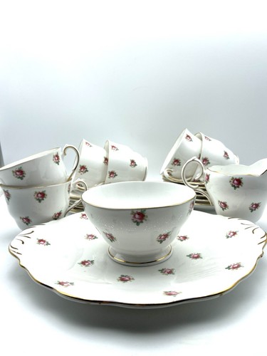 Vintage queen anne tea set - vintage,