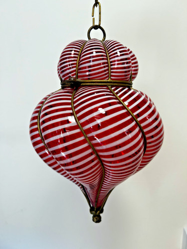 Vintage hand blown candy - vintage,