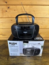 Brand NEW - Bush CD Player Radio Cassette Boombox - Black KBB500