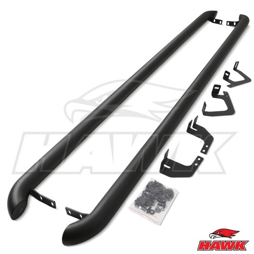 Matte black van side bars - van,