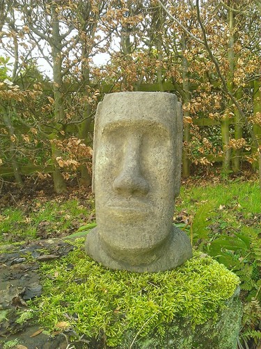 Stone garden moai - 🇬🇧stone, head