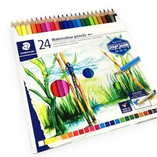 Staedtler Watercolour Aquarell Pencils - Design Journey - Wallet of 24 Colours