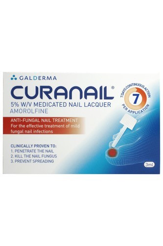 Curanail v medicated nail - 5%,