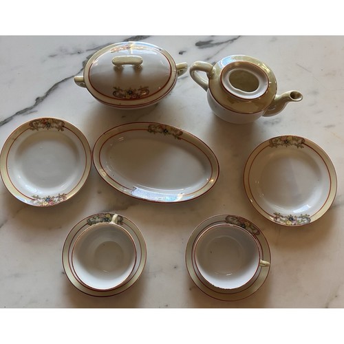 Vintage full porcelain floral - full,