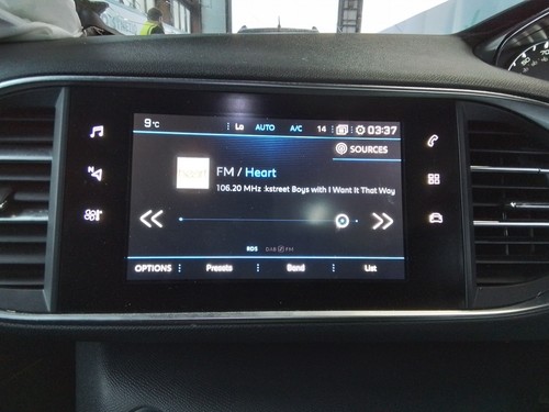 Peugeot 308 audio - peugeot, sat