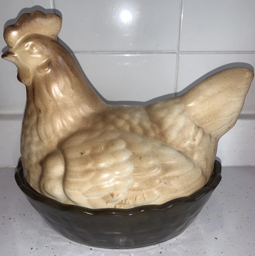 Vintage retro large hen - vintage,