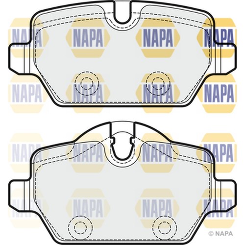 Brake pads set for mini - pads,