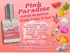 Pink Paradise Perfume Fruity Floral Dragon Fruit Tropical Scent Gift for Her