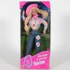 Boxed 1996 Mattel Barbie doll - #15648 Horse Lovin cowgirl