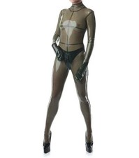 100% Latex Catsuit Smoke-Grey