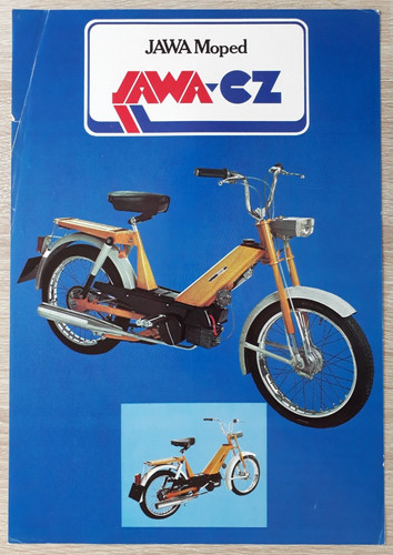Jawa moped brochure - moped,