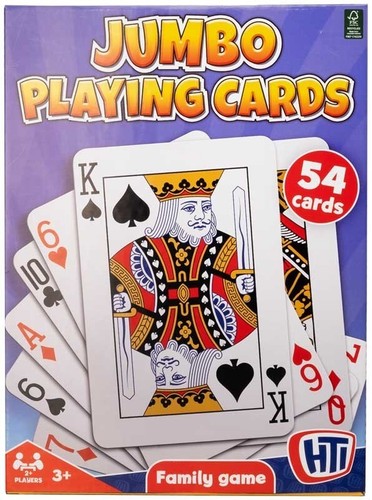 Jumbo playing cards giant - cards,