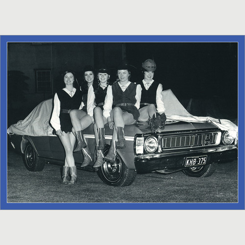 Ford falcon 500 retro art - ford,