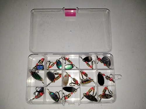 Fishing joblot spinners - fishing,