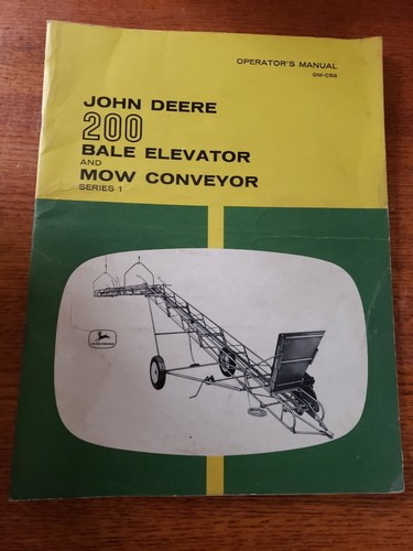 John deere 200 bale - bale, elevator