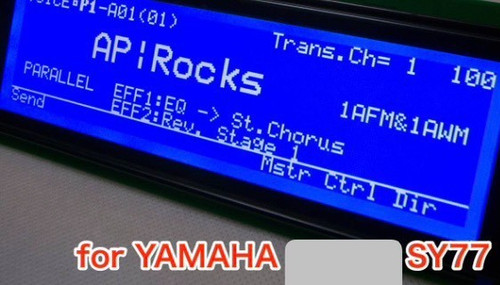Yamaha sy77 lcd - sy77,