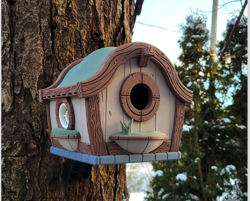 Hobbit house birdhouse - hobbit,