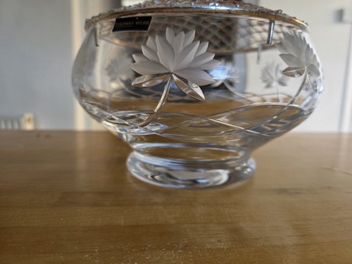 Thomas webb crystal flower - crystal,