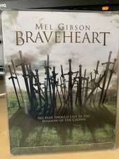 BRAVEHEART (1995) - MEL GIBSON. 2 DISK BLU-RAY STEELBOOK SET. REGION ABC.