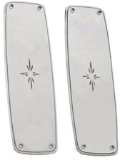 Door Finger Plates Transparent