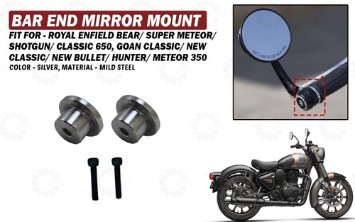 Bar end mirror mount - bar,