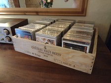 CD Storage ~ Wine Box, Crate