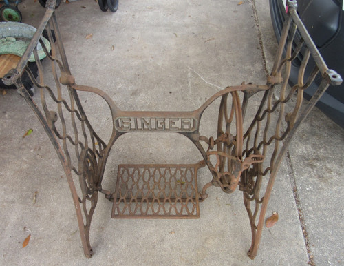 Antique singer treadle sewing - treadle,
