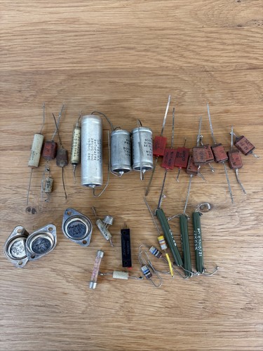 Vintage radio capacitors - vintage,
