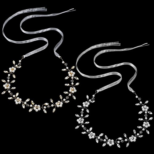 2pcs flower girl hair - 2pcs,