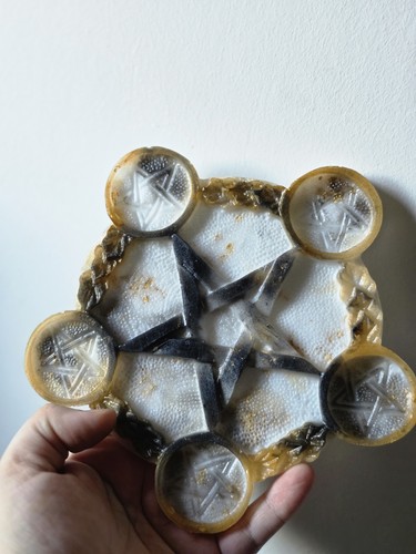 Handmade resin pentagram - handmade,