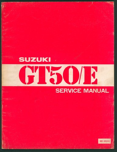 Suzuki gt50 manual - manual, (1979-on)