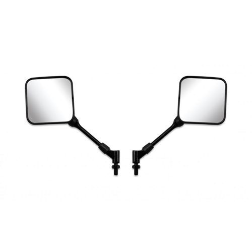 Mirrors 10mm black rectangle - mirrors,