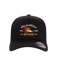 Mr. Horsepower 90th Year Black Flex fit Embroidered Hat. Drag Hot Rod Street Rod