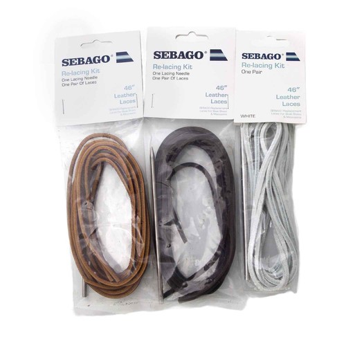 Sebago long leather laces - long,