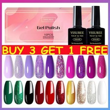 10PCS Nail Gel Polish Set Soak