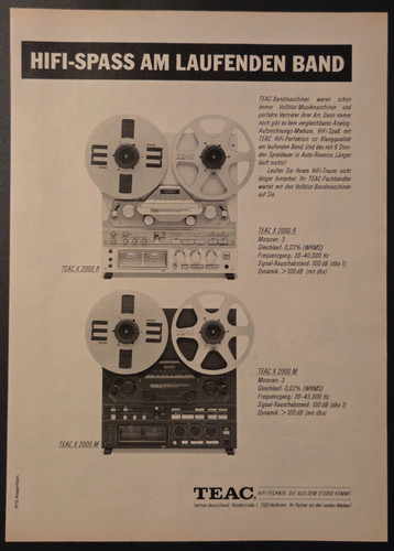 Teac 2000 m - teac, r/m