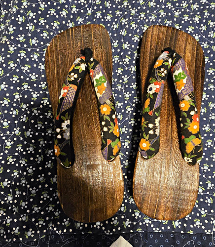 Vintage japanese wooden - , geta