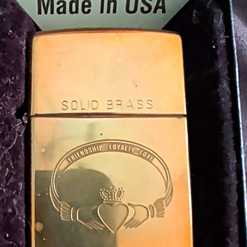 Zippo irish ring solid brass - zippo,